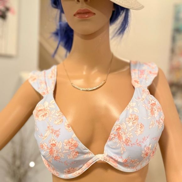 🔥NWT WeWoreWhat Bikini Top XL - Picture 4 of 7